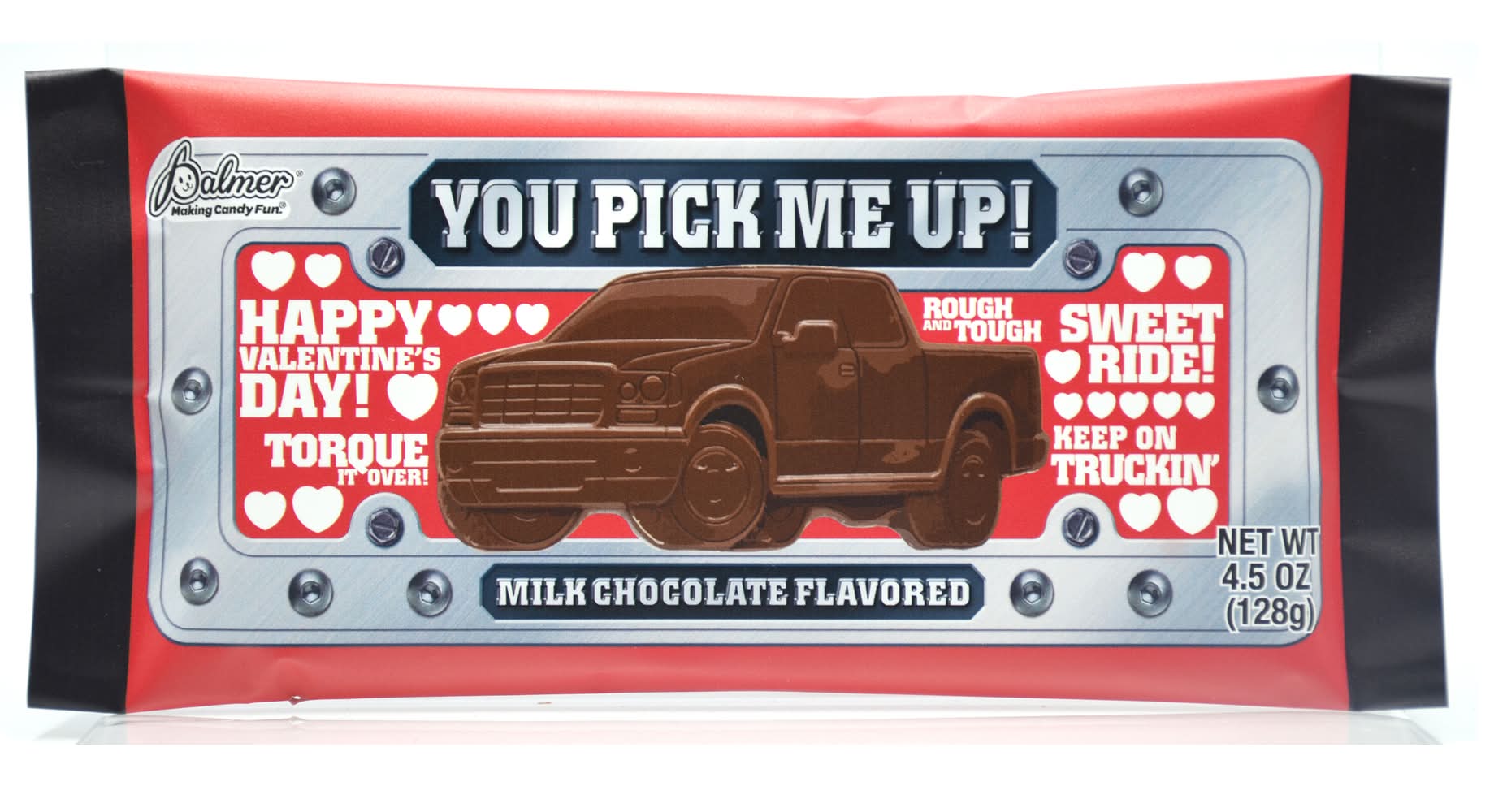 Palmer Pick Up Truck Candy Bar, Milk Chocolate (4.5 oz)