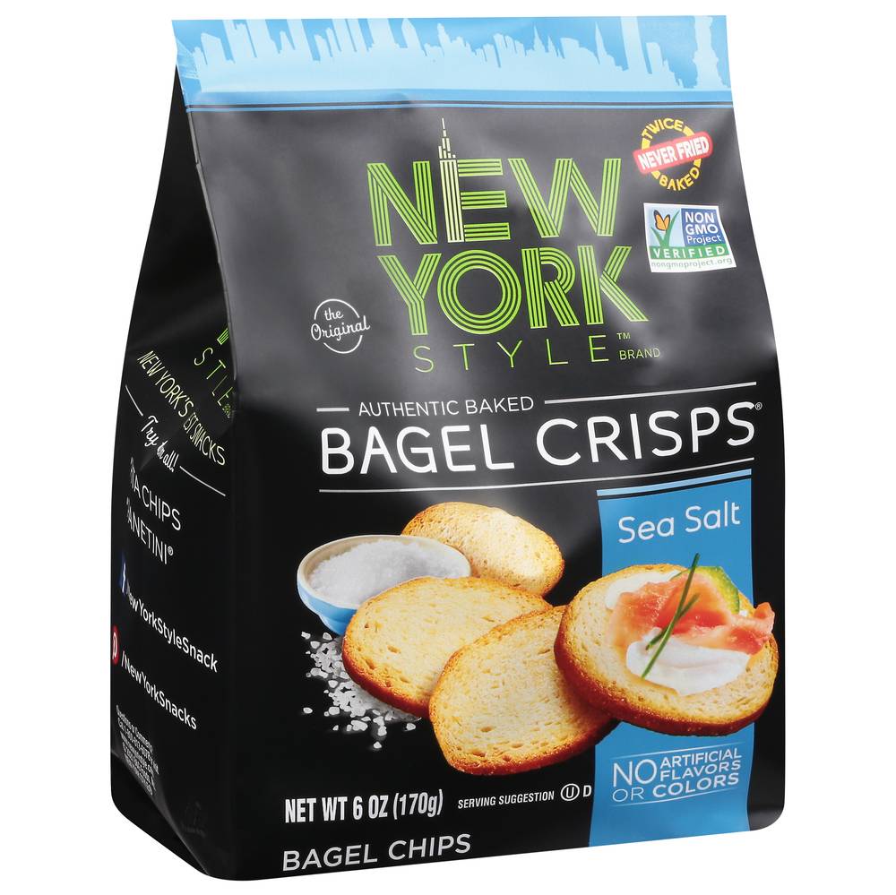 New York Style Sea Salt Bagel Crisps (6 oz)