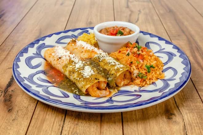 SHRIMP MAZATLÁN ENCHILADAS
