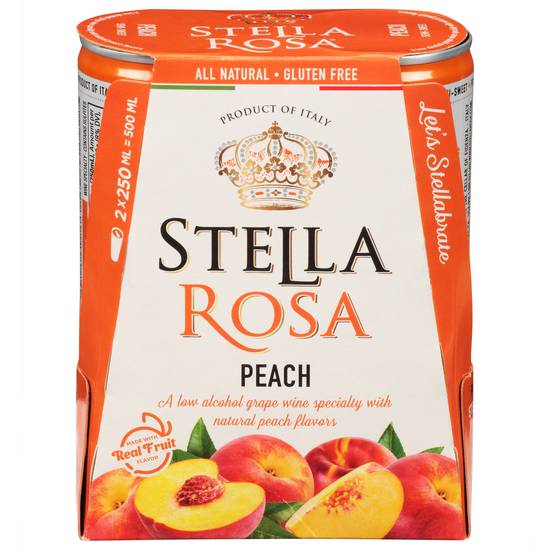 Stella Rosa Italian Peach Wine (2 ct, 250 ml)
