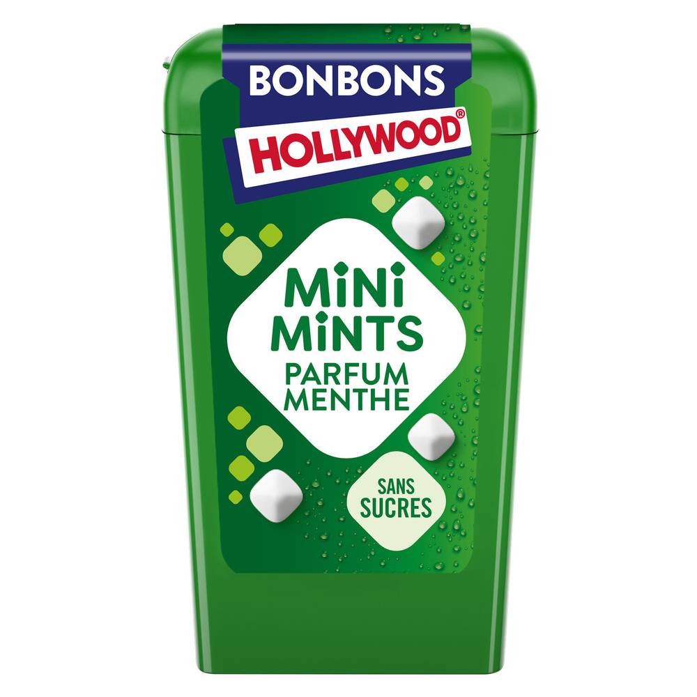 Hollywood - Mini mints bonbons à la menthe verte sans sucres
