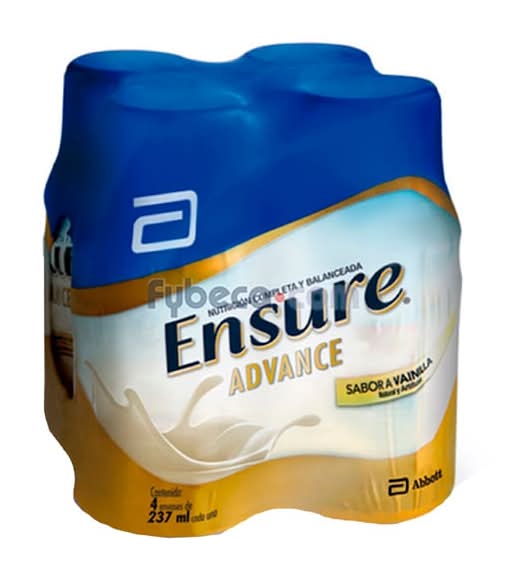 Ensure Advance Liquido Pack X 4 Vainilla
