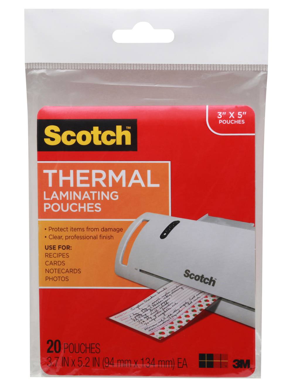 Scotch Thermal Laminating Pouches