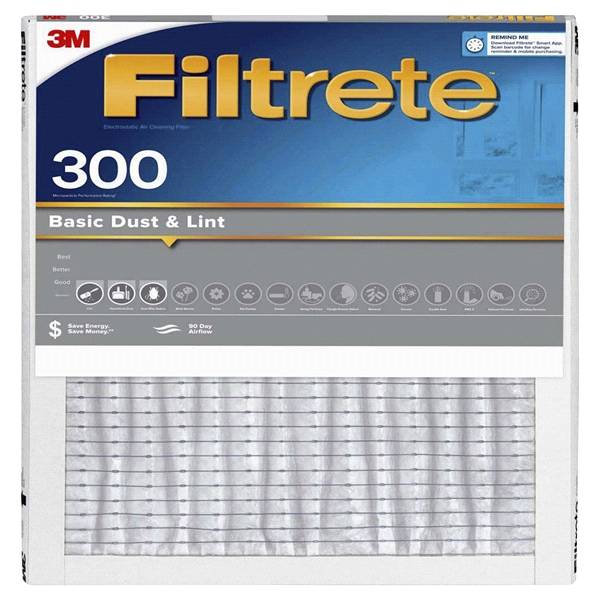 Filtrete Basic Dust & Lint Air Filter, 300 Mpr, 14 In. X 20 In. X 1 In. (1 ct)