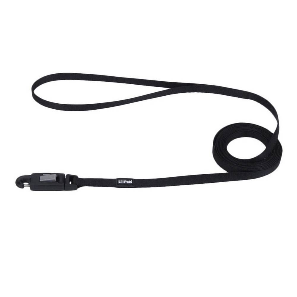 Coastal Li'l Pals Dog Leash, X-Small - 3/8" X 6', Black