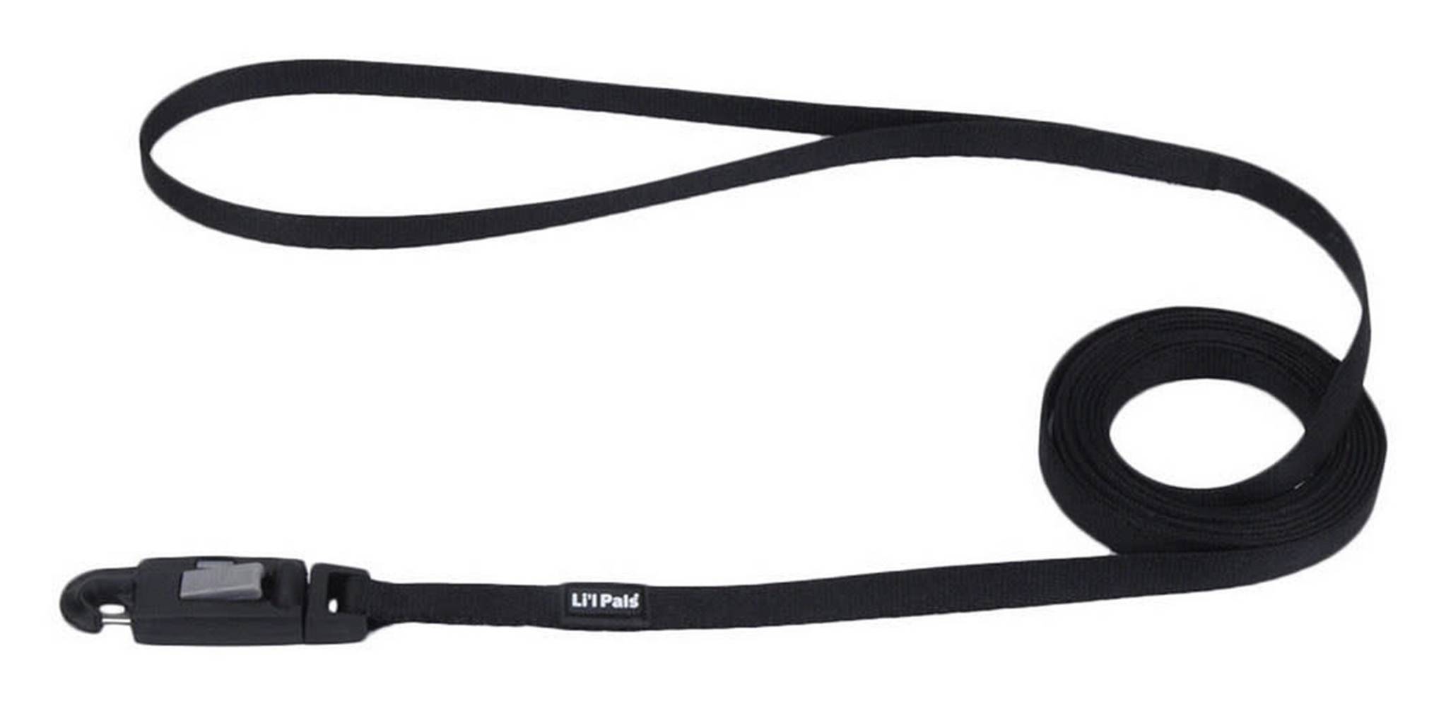 Coastal Li'l Pals Dog Leash, X-Small - 3/8" X 6', Black