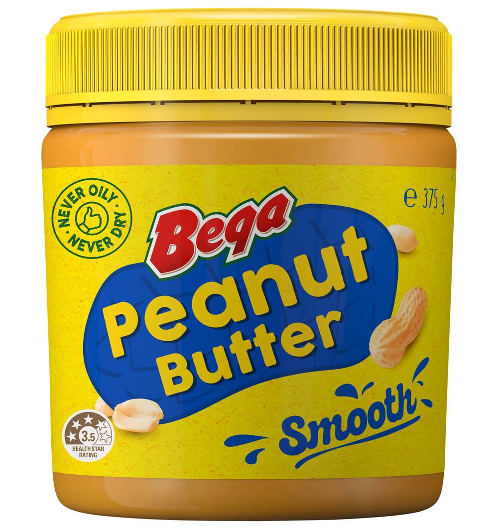 Bega Smooth Peanut Butter (375g)