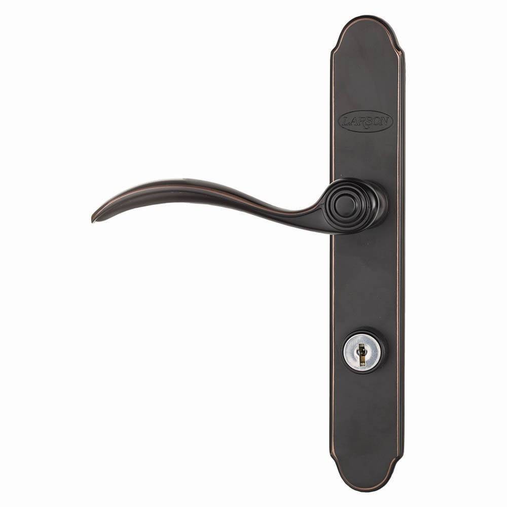 LARSON QuickFit Bronze Lockable Storm Door Handleset | 20297857