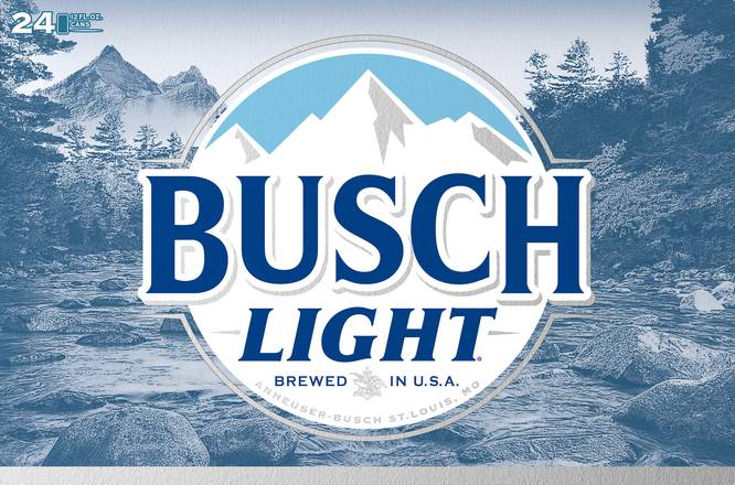 Busch Domestic Light Beer (24 ct, 12 fl oz)