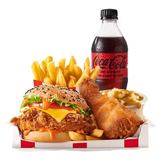 Fully Loaded Box Buddy (With Zinger Burger)