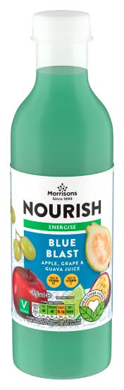 morrisons vape juice Morrisons - Morrisons Nourish Blue Blast Apple Grape & Guava Juice (750ml)  - Delivery in Under an Hour
