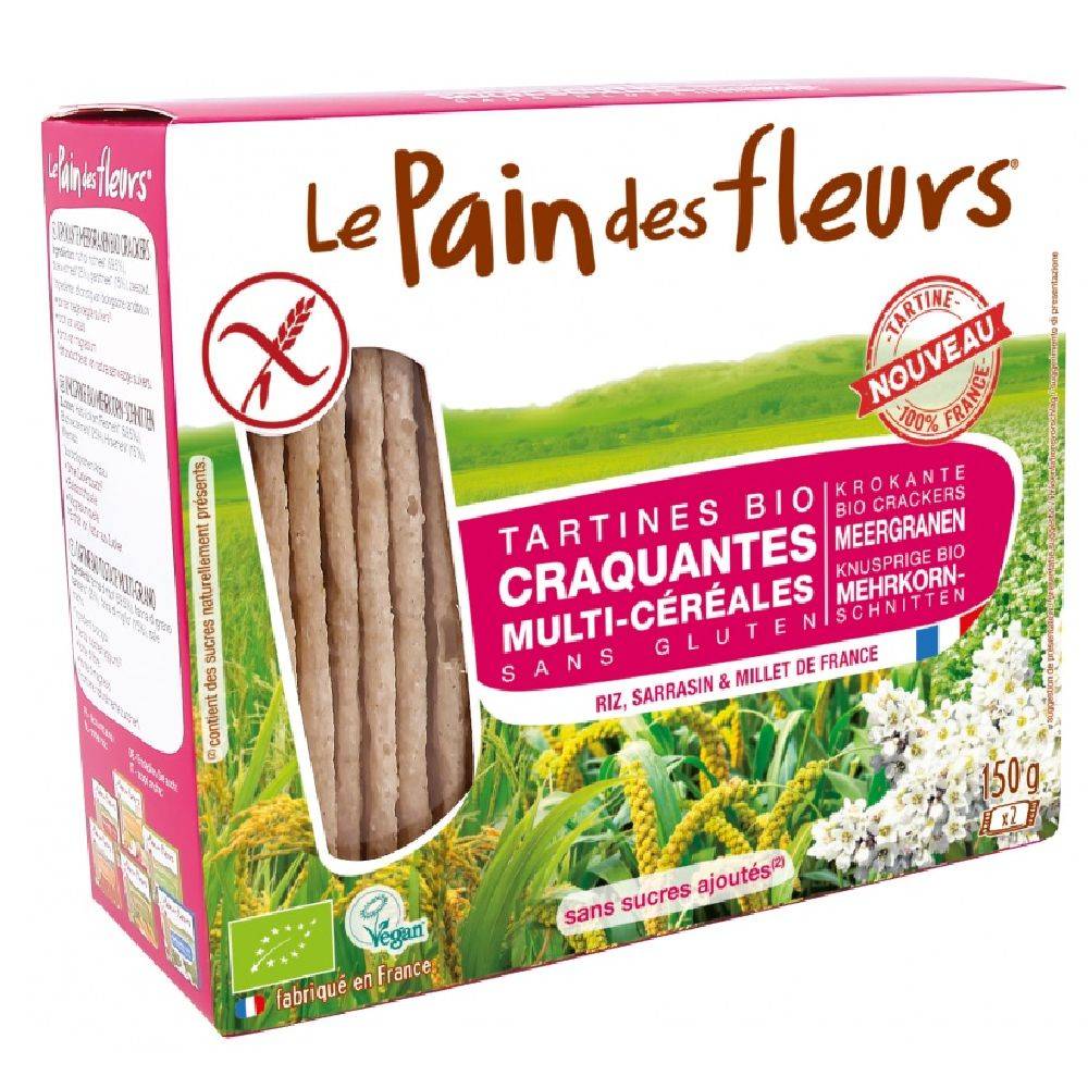 Le Pain des Fleurs - Tartine craquante multi céréales (150g)