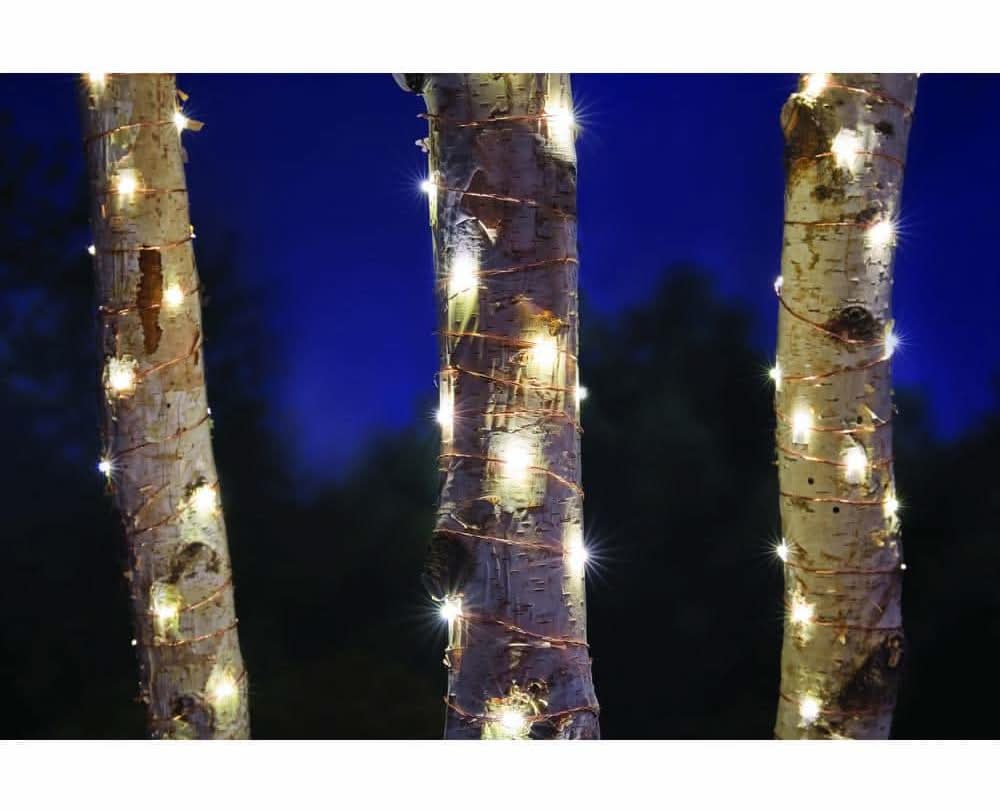 Hampton Bay Copper Wire Led Starry/Fairy String Light Plug-In