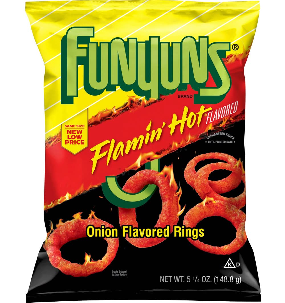 Funyuns Flamin Hot Rings, Onion (6 oz)