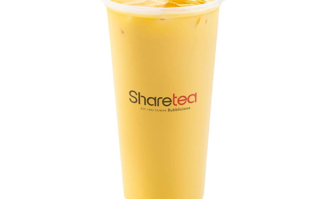 Mango Green Milk Tea