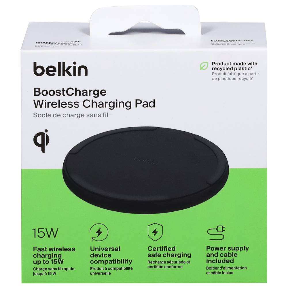 Belkin Boostcharge Wireless Charging Pad 15w, Black