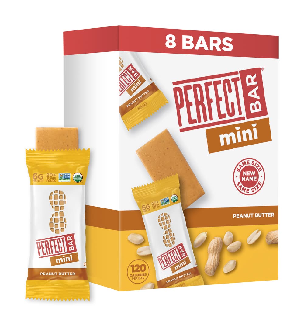 Perfect Bar Mini Protein Bar, Peanut Butter (8 x 0.88 oz)