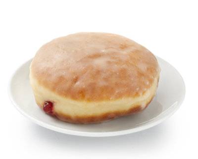 Glazed Bismark Raspberry Fill Donut