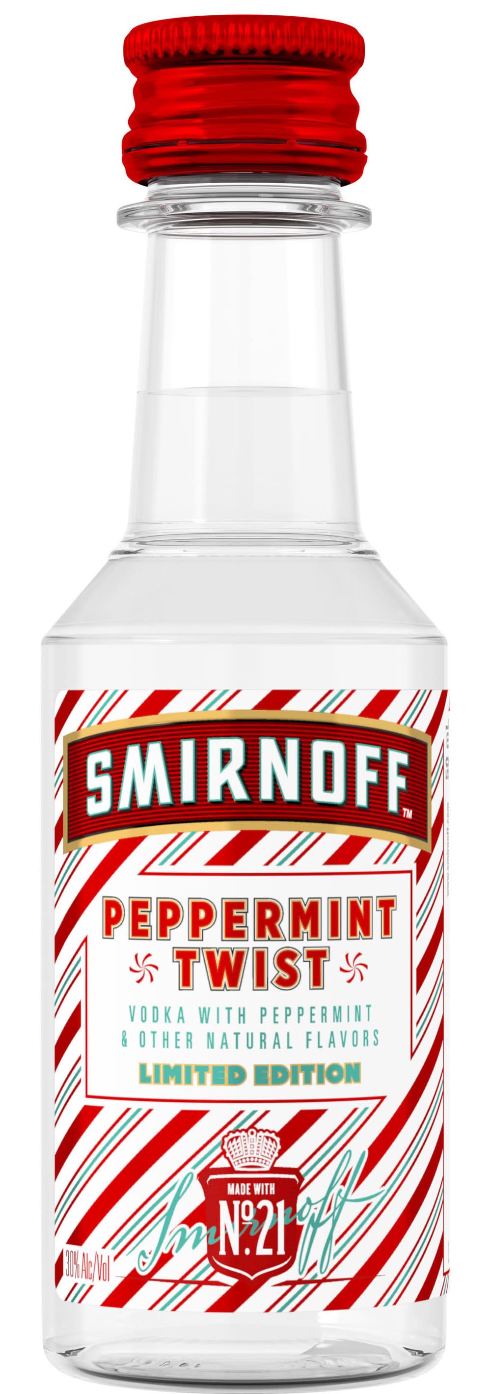 Smirnoff Flavored Vodka, Peppermint Twist (1.69 fl oz)