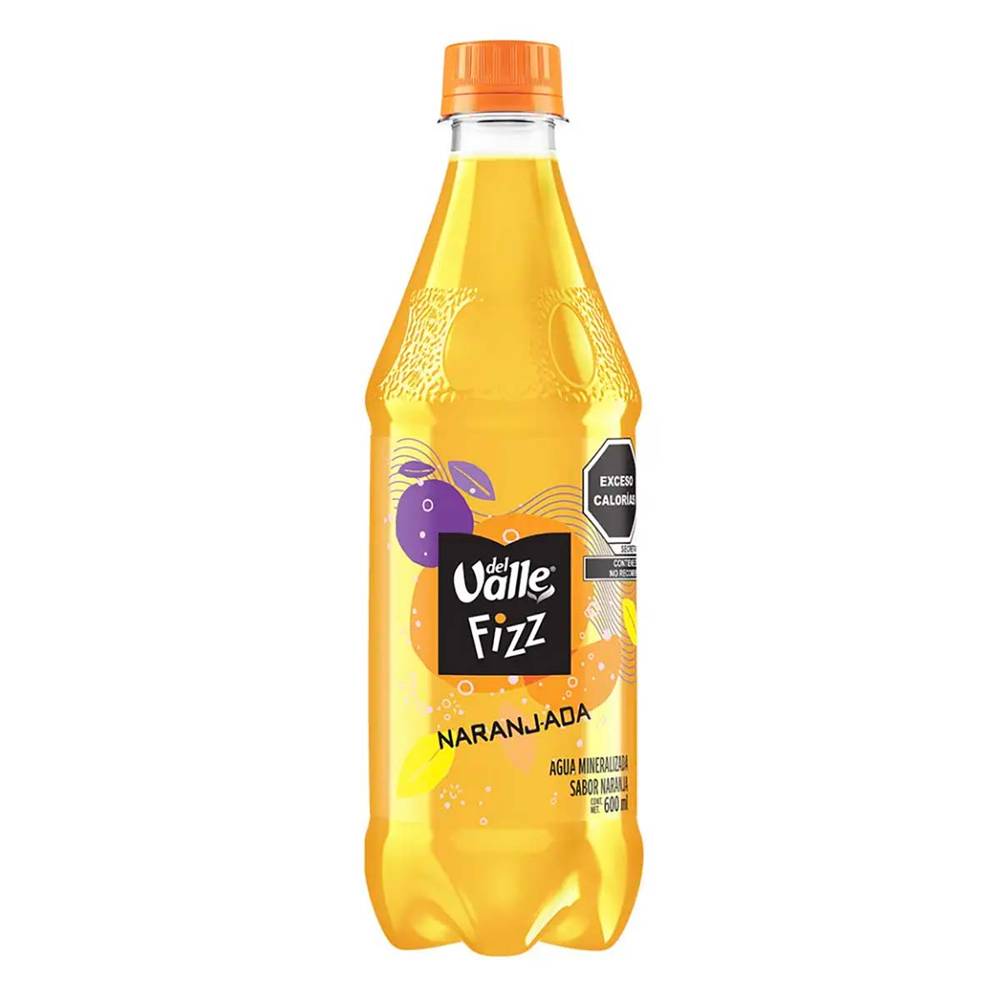 Del Valle · Fizz agua mineralizada, naranja (600 ml)