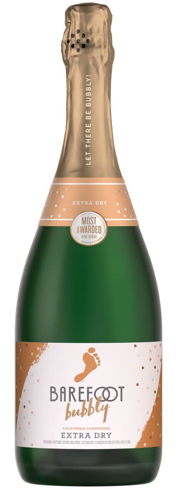 Barefoot Bubbly California Extra Dry Champagne Sparkling Wine (750 ml)