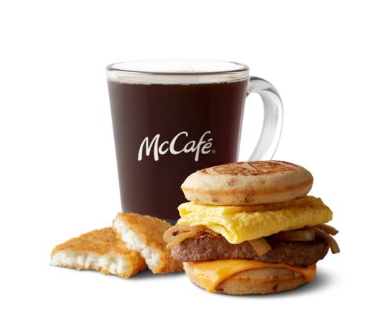 Steak Egg Cheese McGriddle Meal
