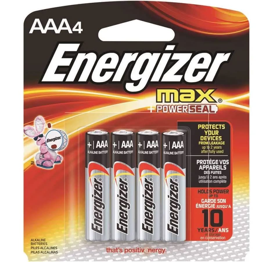 Energizer AAA - 4 Pack