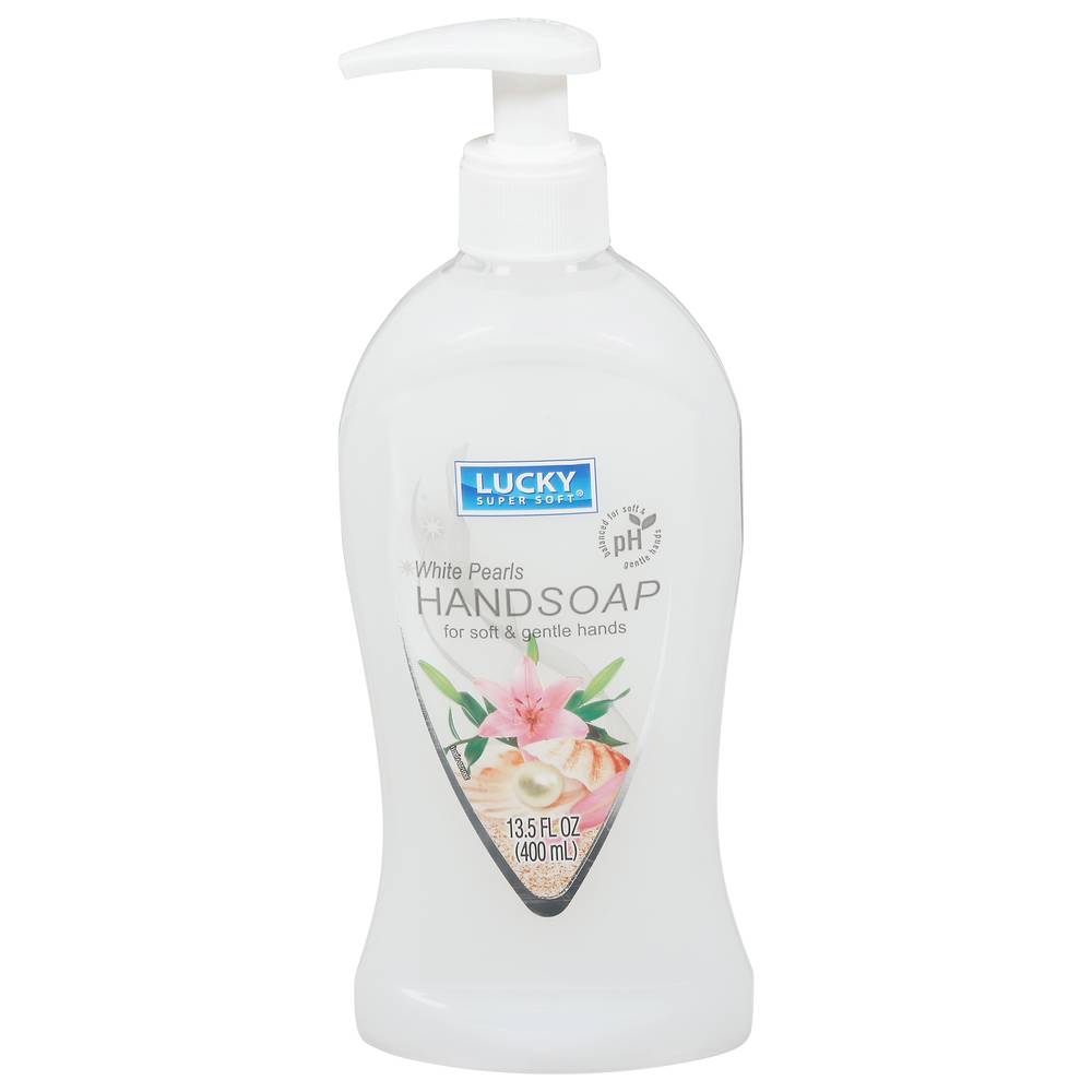 Lucky Super Soft White Pearls Hand Soap (13.5 fl oz)