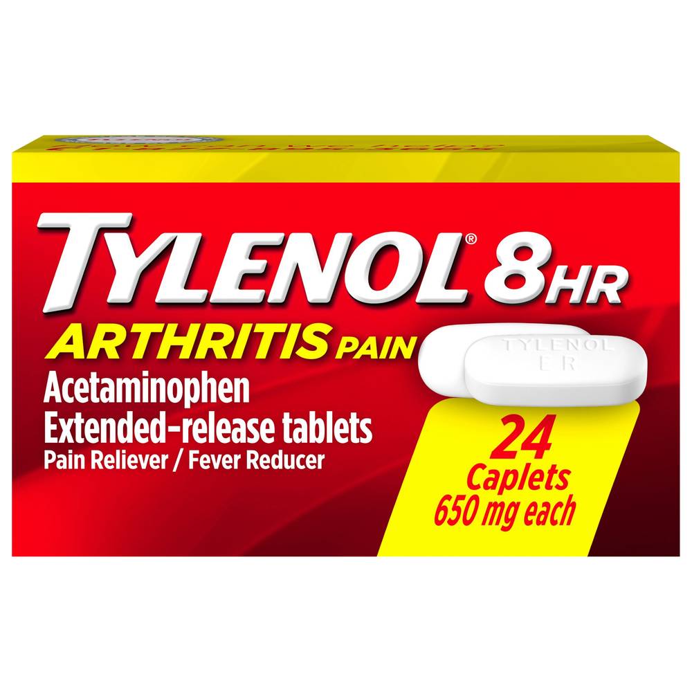 Tylenol Arthritis Pain 650 mg Extended-Release Caplets (24 ct)