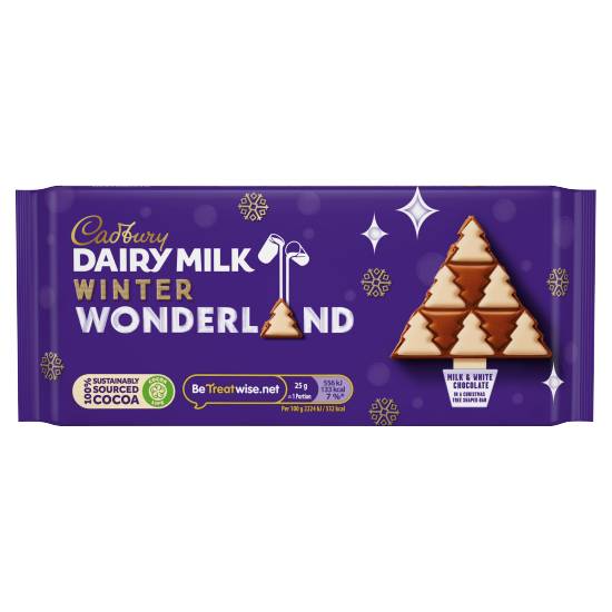 Cadbury Dairy Milk Winter Wonderl& Chocolate Bar (100g)