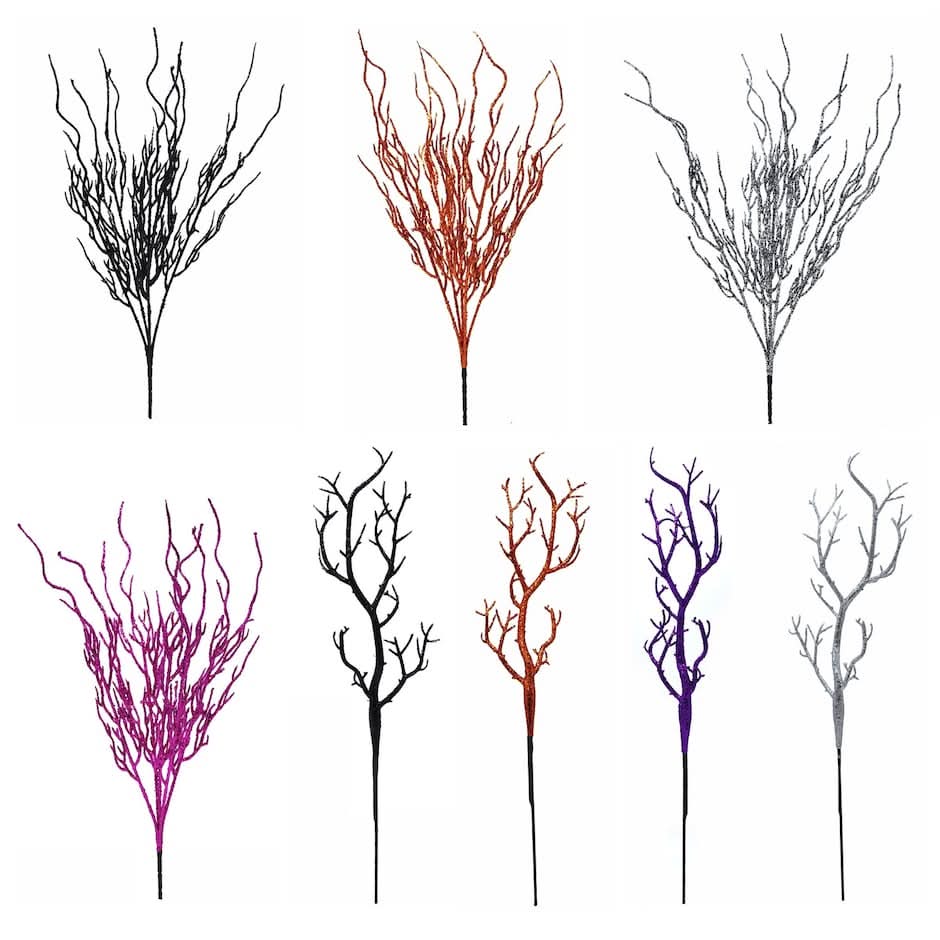Floral Garden Halloween Willow Bush, Assorted Styles And Colors, 1-ct.