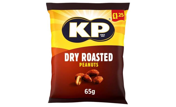KP Nuts Dry Roast Peanuts 65g (404757)