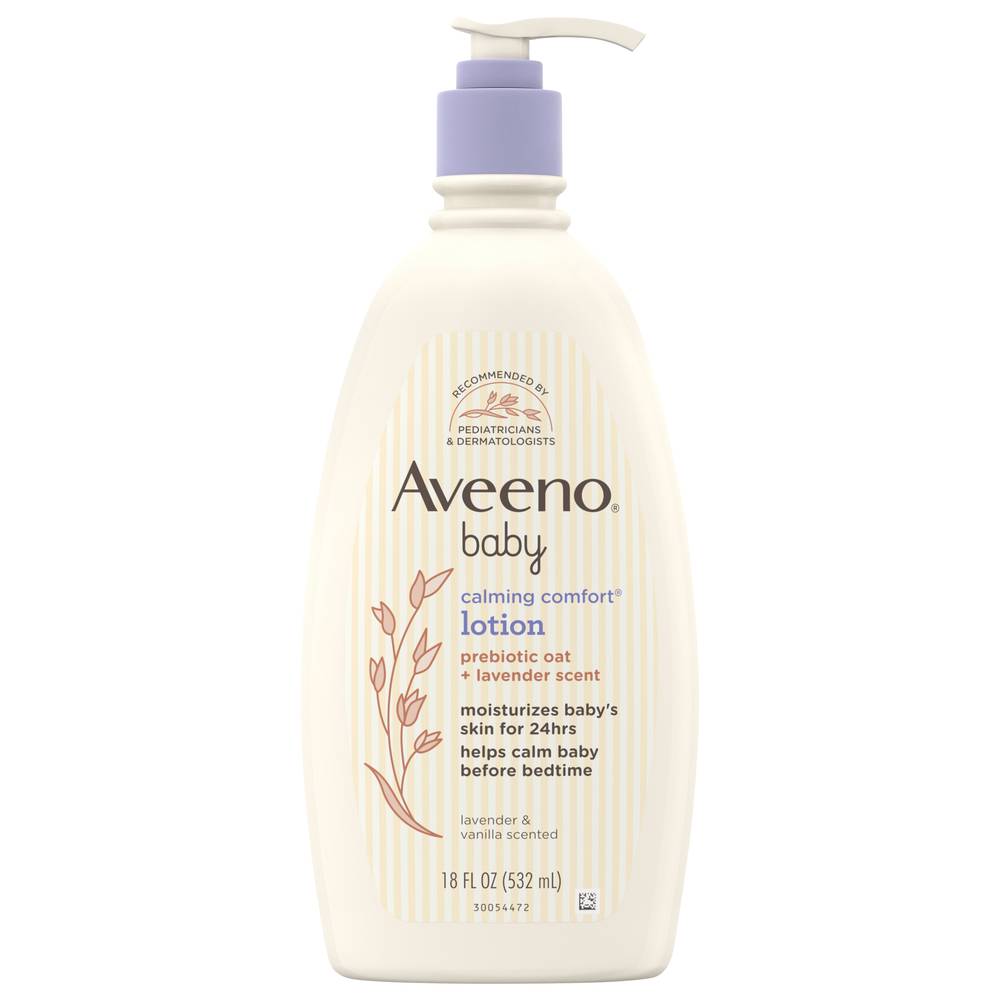 Aveeno Baby Calming Comfort Lavender & Vanilla Scented Moisturizing Body Lotion