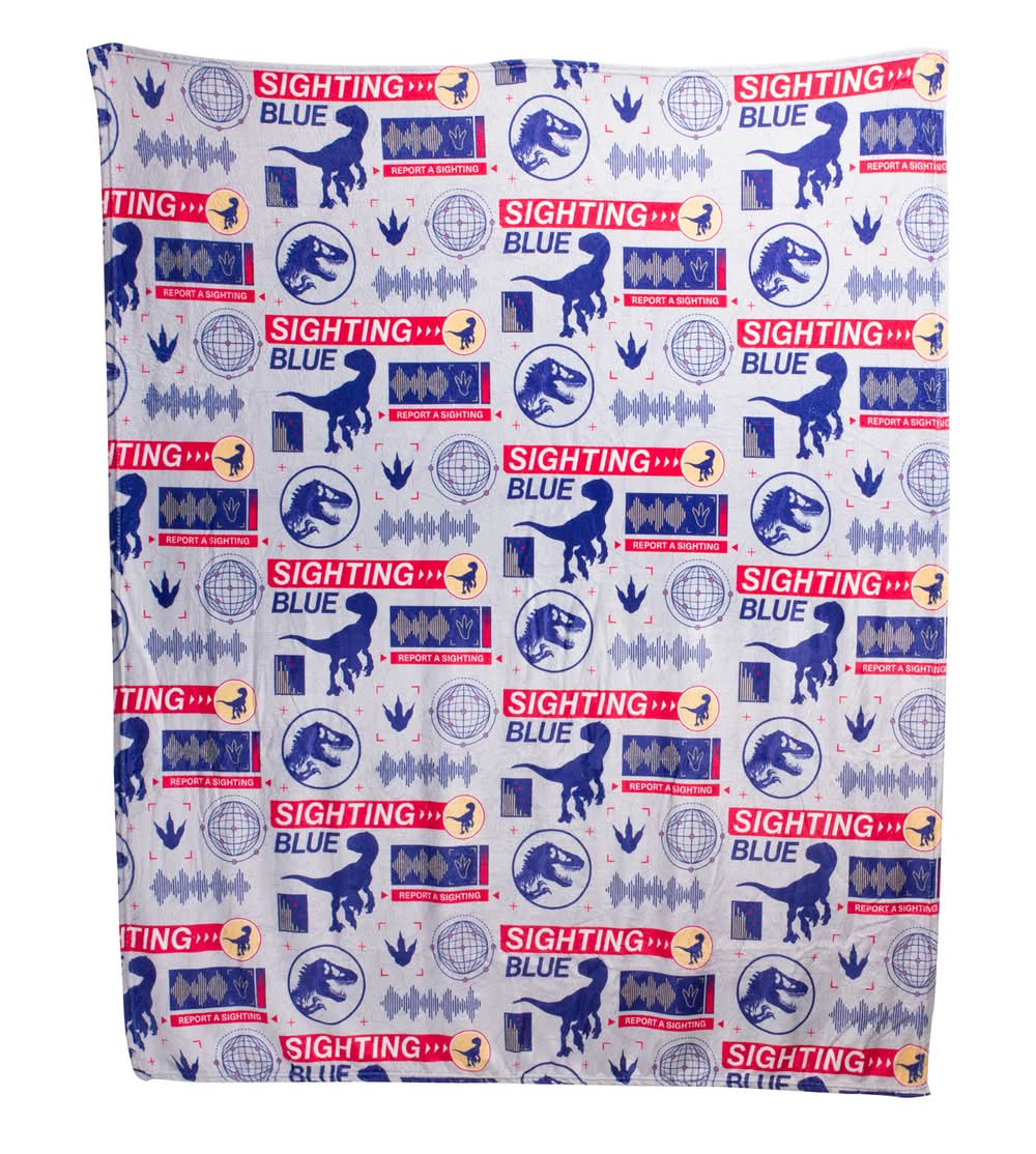Manta Jurassic World Niño Diseño 140 x 120 cm