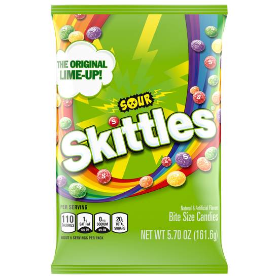 Skittles Bite Size Sour Candy (5.7 oz)