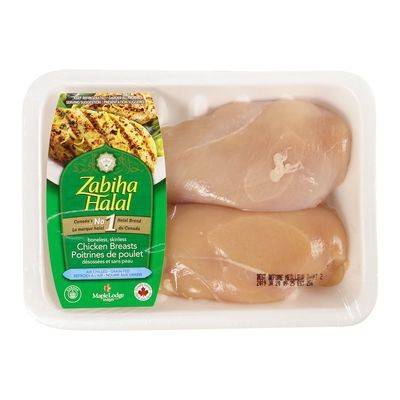 Zabiha · Désosséesans peau (Env. 355 g) - Halal boneless skinless chicken breast