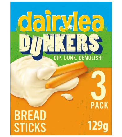 Dairylea Dunkers Bread Sticks Cheese Snacks (3 pack)