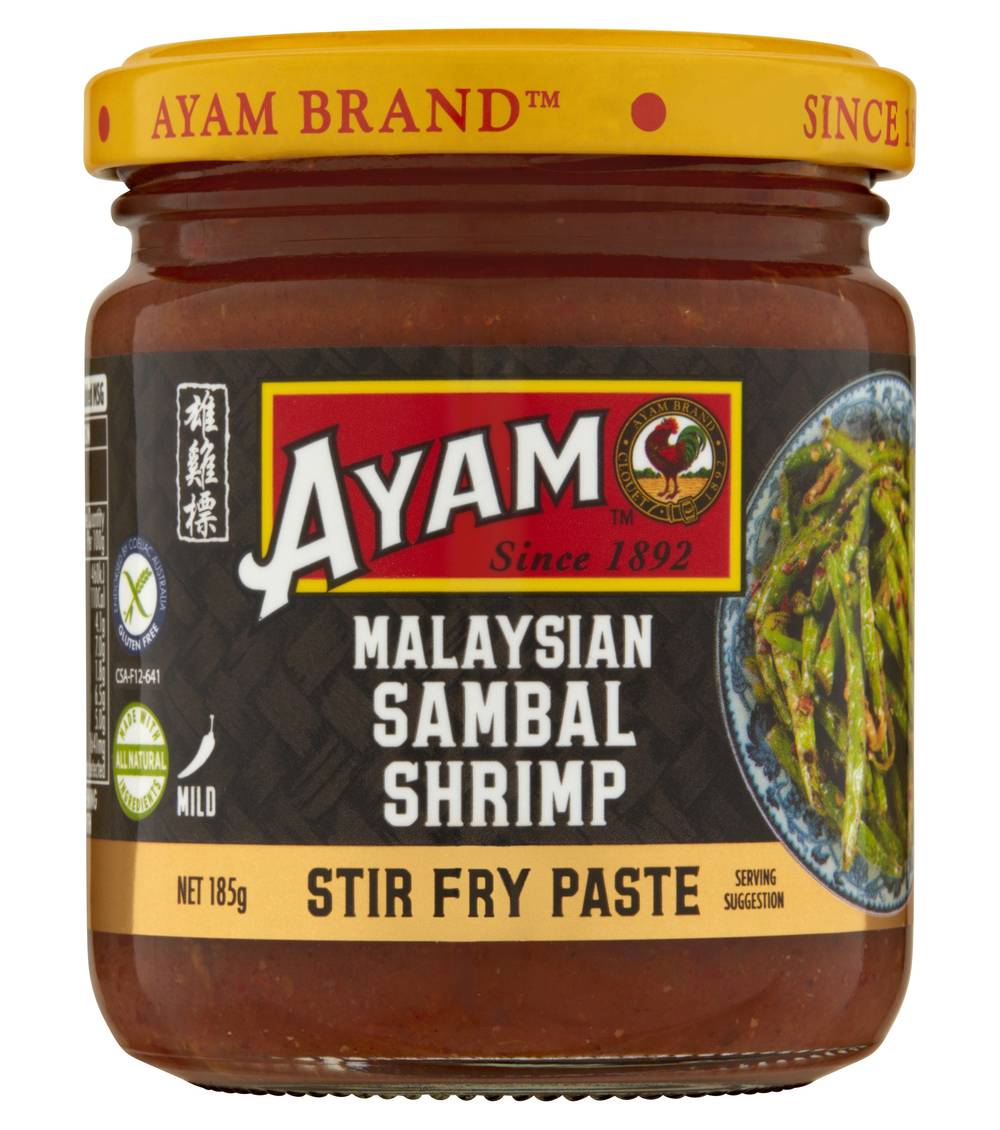 Ayam Malaysian Sambal Shrimp Paste (185g)