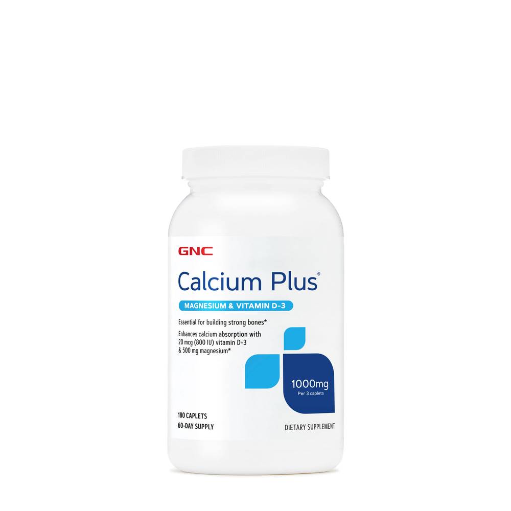 Gnc Calcium Plus Magnesium & Vitamin D-3