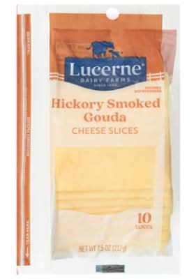 Lucerne Cheese Smoked Gouda Sliced (7.5 oz, 10 ct)