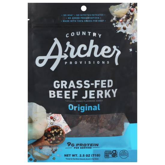 Country Archer Provisions Original Grass Fed Beef Jerky