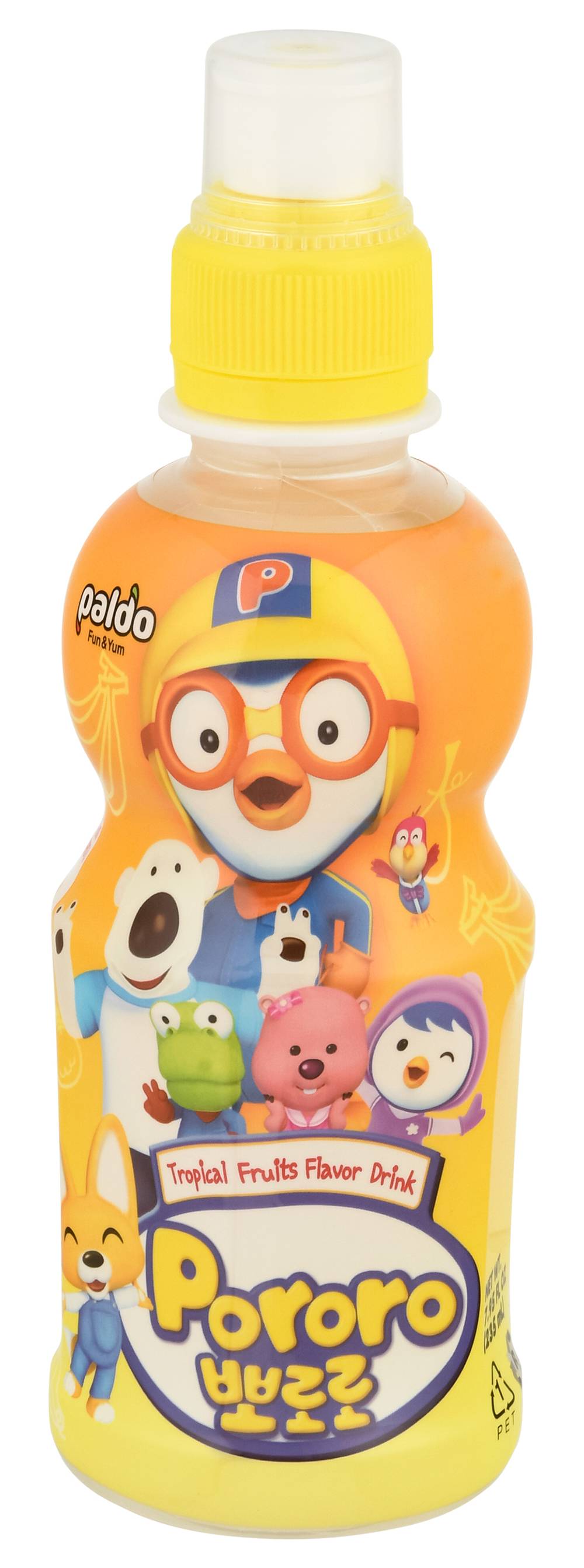 Paldo Pororo Tropical Fruits Flavor Drink (7.95 fl oz)