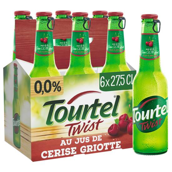 Tourtel Twist - Bière sans alcool (6 pack, 275 ml) ( cerise griotte )