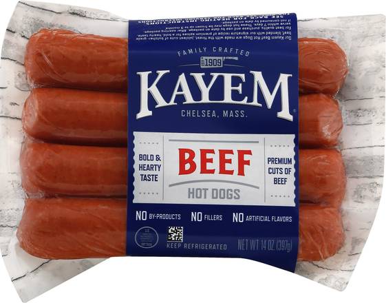 Kayem Beef Hot Dogs