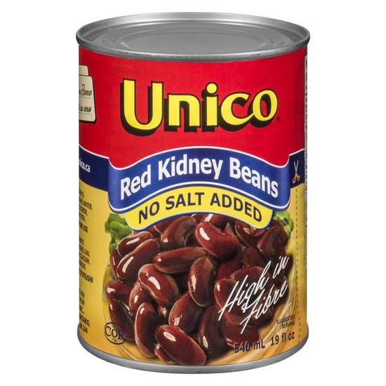 Unico No Salt Added Red Kidney Beans (540 ml)
