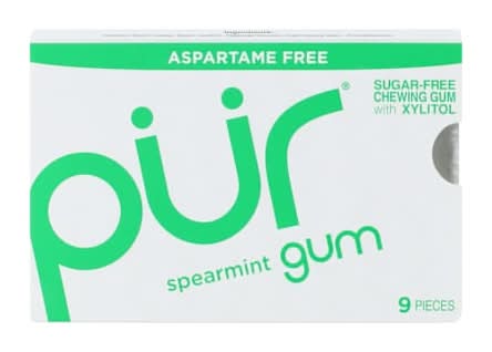 PUR® Spearmint Gum 9-Pack Spearmint