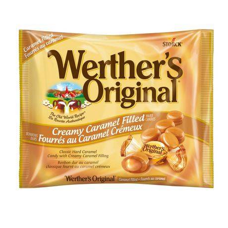 Werther's original bonbons durs fourrés au caramel crémeux original de werther's (350 g) - creamy caramel filled hard candies (350 g)