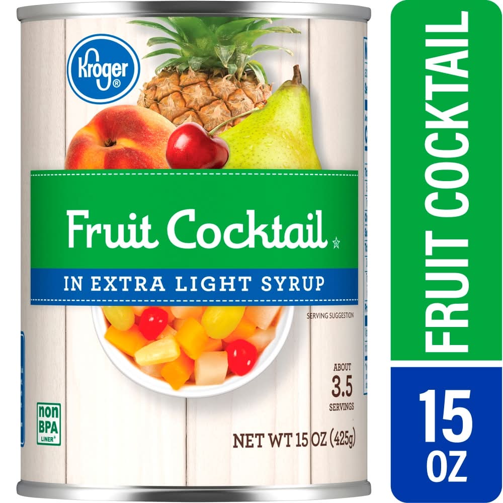 Kroger Fruit Cocktail in Extra Light Syrup (15 oz)