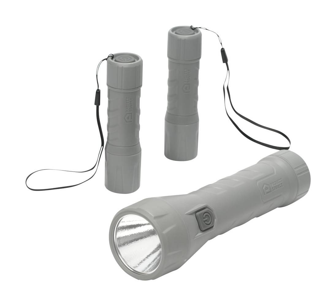 Project Source 200-Lumen 2 -Mode LED Flashlight 3 -Pack | 52313