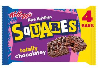 Kellogg's Rice Krispies Squares Delightfully Chocolatey Snack Bars 4x36g